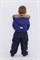 Комбинезон однотонный синий R-58/2